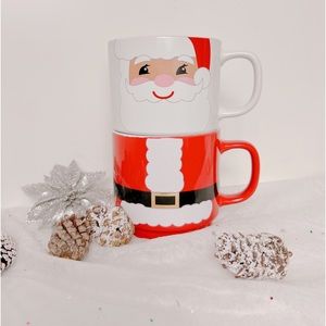 16oz Stackable Santa Mug - Never Used